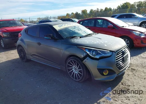2015 Hyundai Veloster Turbo from USA, damaged, VIN KMHTC6AE5FU221236